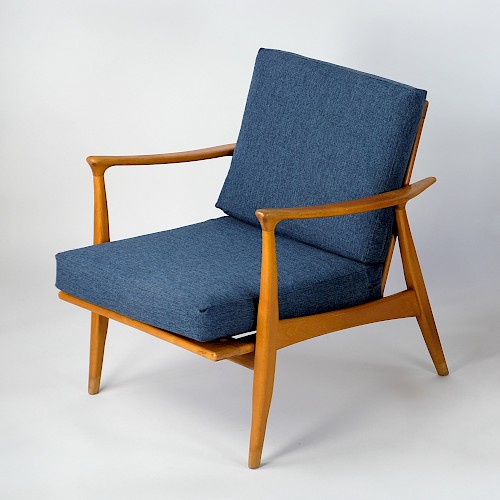 Set of two Beech Easy Chairs