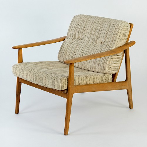 Set of two Beech Easy Chairs