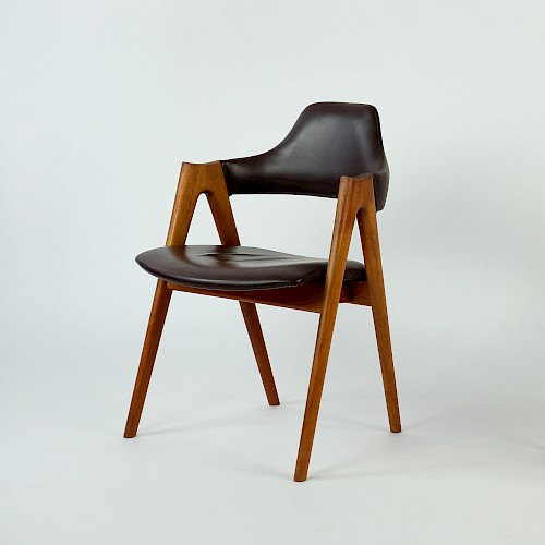 Set of two Teak ‘Compass’ Chairs by Kai Kristiansen