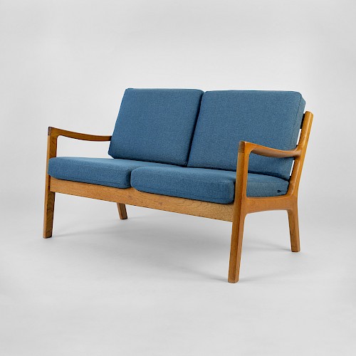 ‘Senator’ 2-Seater Teak Sofa by Ole Wanscher